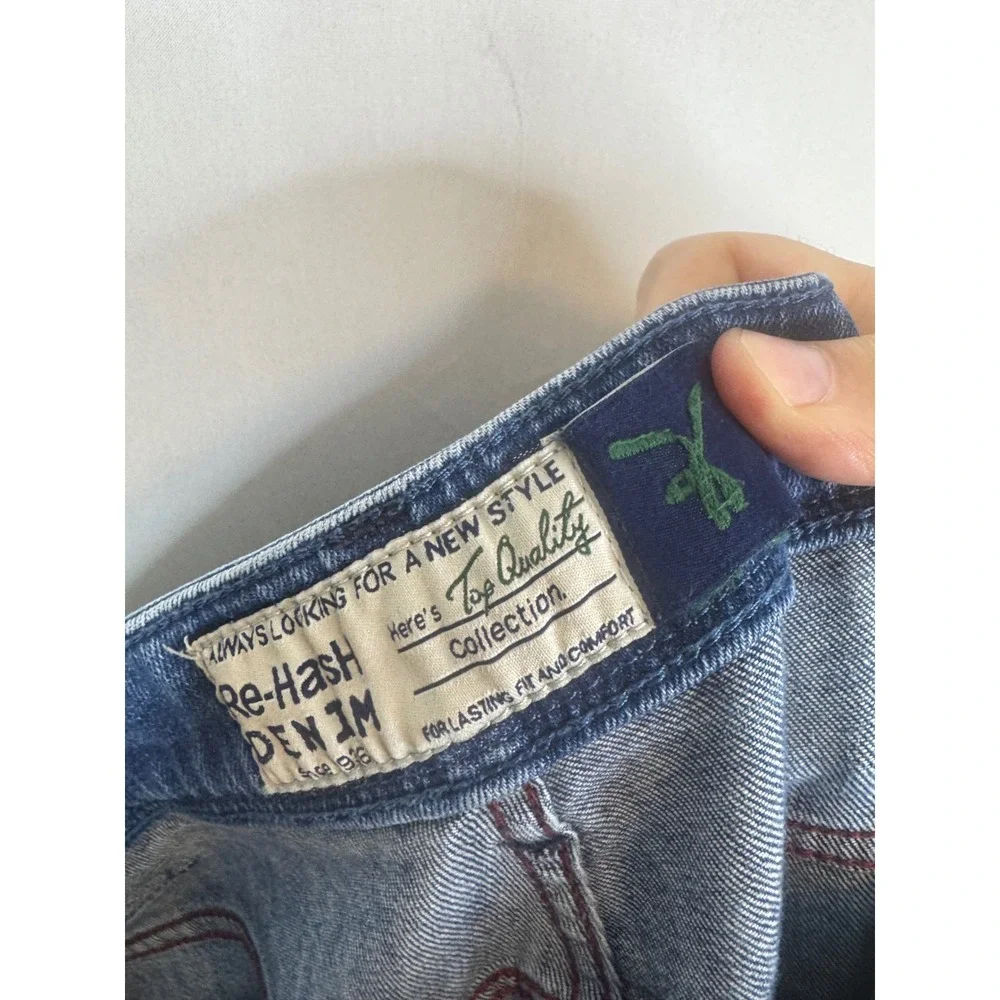 Re-HasH Rubens Italian Candiani Denim‎ Jeans Mens 34X28 Blue Made in Italy 10oz